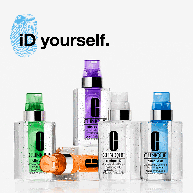 iD yourself. Clinique iD™ custom-blend moisturizers.